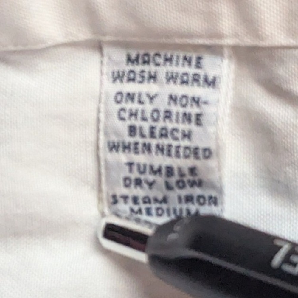 Ralph Lauren Mens Classic Fit White Cotton Button Down Shirt 16.5 34/35 Logo - Picture 6 of 14